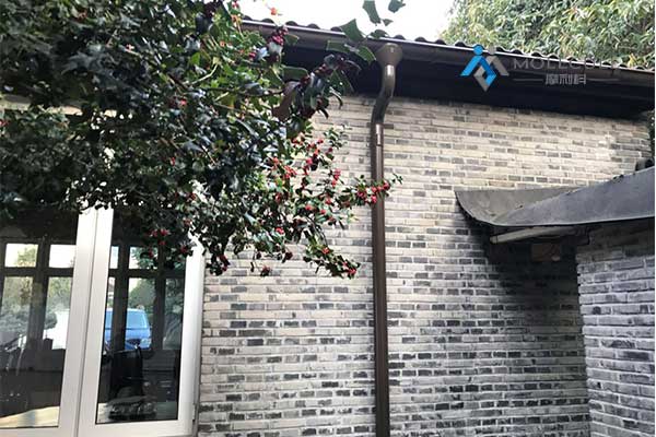 别墅天沟落水安装